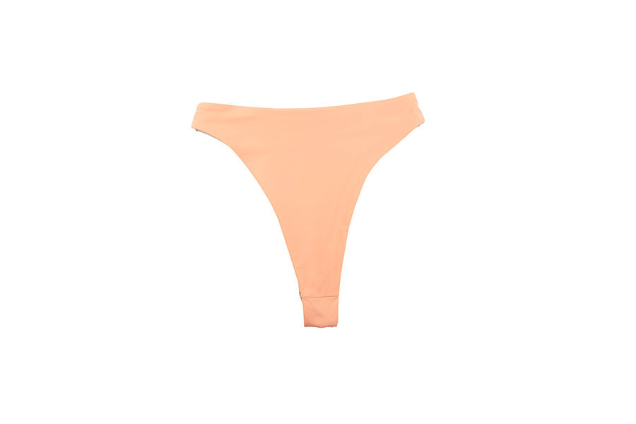 Poolside Escape Bikini Bottom in Peach - ShopperBoard