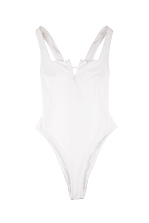 The Bombshell One Piece White